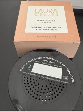 Laura Geller Double Take Baked Powder Foundation porcelain New in Box